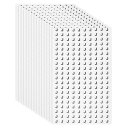 PATIKIL アルファベットステッカー 15枚 13 mm 小文字 J 粘着式文字ラベル 丸型紙文字サイン スクラ ップブッキング整理 DIYプロジェクト用 ...