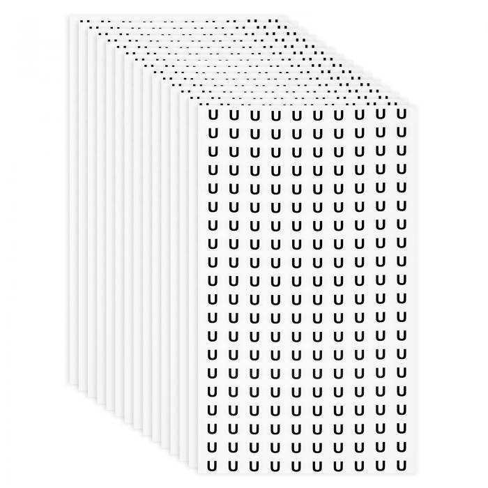 PATIKIL ե٥åȥƥå 15 13 mm ʸ U Ǵʸ٥ ݷʸ  åץ֥å DIYץ (...