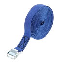 PATIKIL ラッシングストラップ 1インチ x 20フィート タイダウンストラップ カムバックル 調整可能 ラチェットストラップ 551ポンド オートバイ 荷物用 ブルー