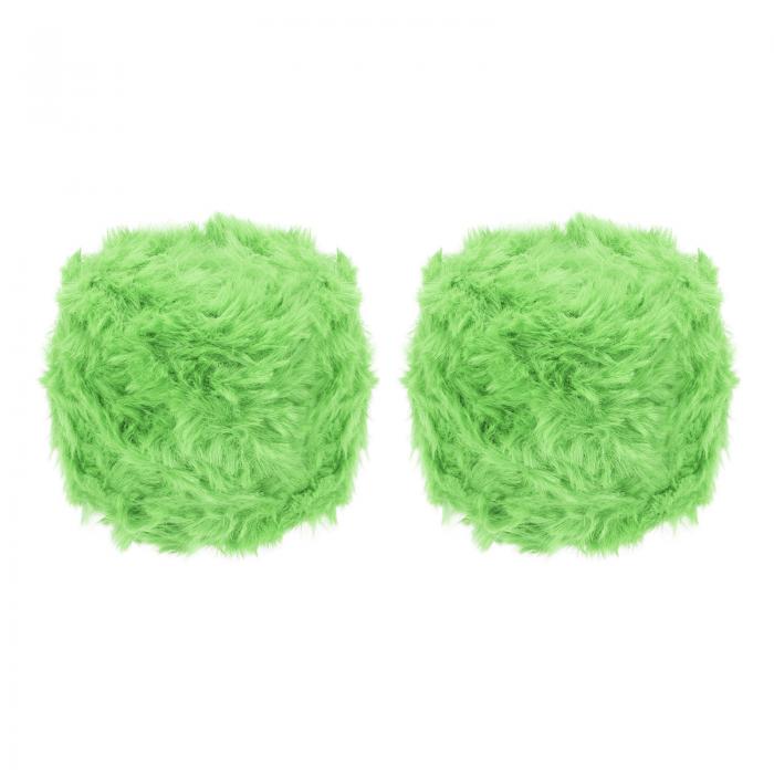 PATIKIL 毛糸 64m ふわふわ フェイクファー糸 約100g 2玉 柔らかい フェイクファー生地 かぎ針編み DIY..