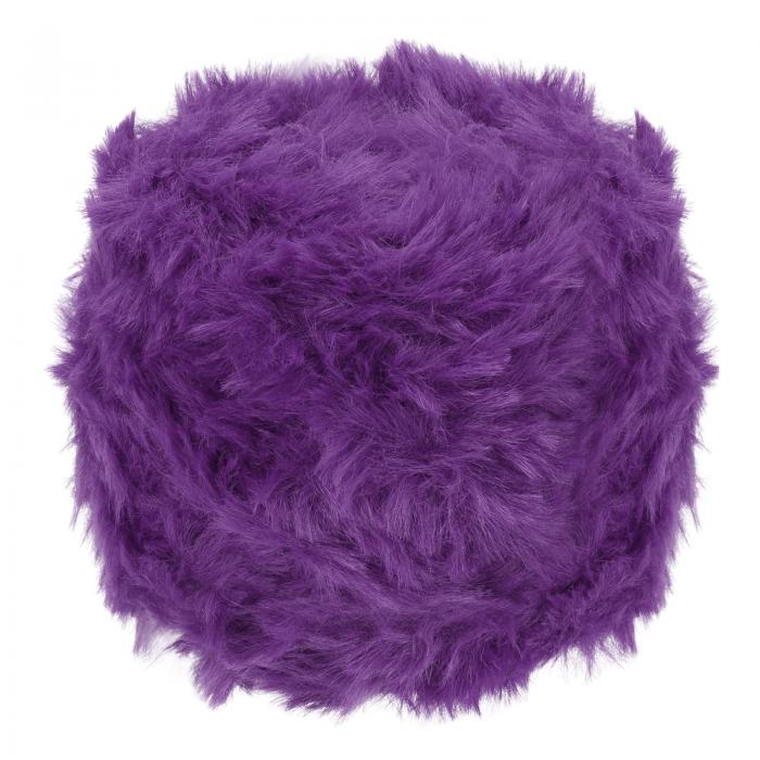 PATIKIL 毛糸 64m ふわふわ フェイクファー糸 約100g 柔らかい フェイクファー生地 かぎ針編み DIY手編..