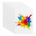 PATIKIL 40 枚 コットン水彩紙140lb/300 G S M コールドプレス 水彩絵画用紙 アート ペイント ペーパー アーティスト用 270mm x...