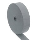 PATIKIL 1"×11ヤード 縫いゴムバンド 高弾性 フラット伸縮ストラップニットゴムスプール 洋服 ウエストバンド パンツ ウエスト用 グレー