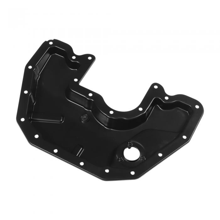 HEROFFIX エンジンオイルパン オイルパンサンプ トランスミッションオイルパン 番号11137574532 BMWに対応 550i F11に対応 2010-2013 鉄 ブラック