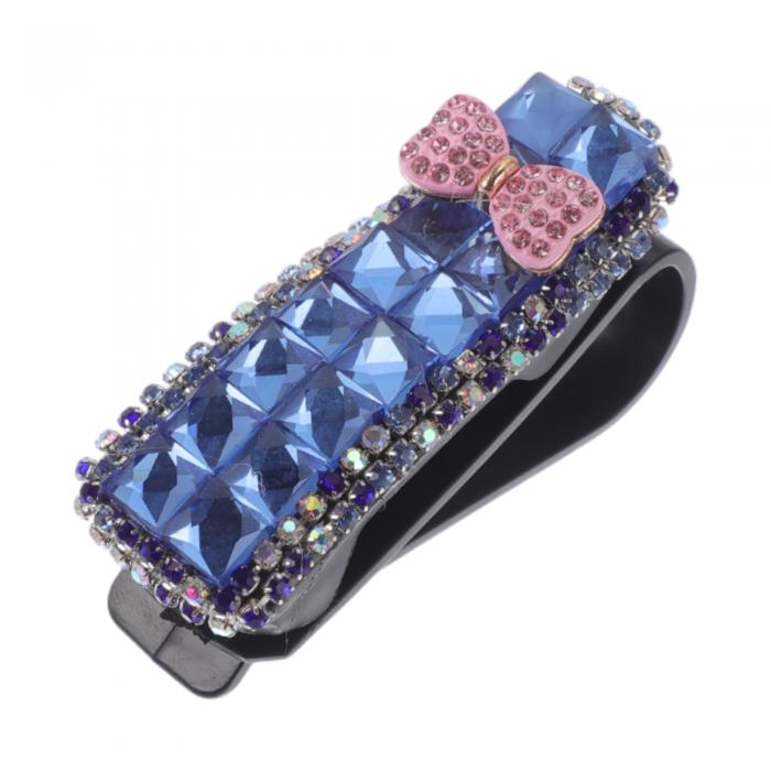 Hihaha 車用サングラスクリップ ユニバーサル サンバイザー 眼鏡 保護 ストレージ クリップ ABS、ダイ..