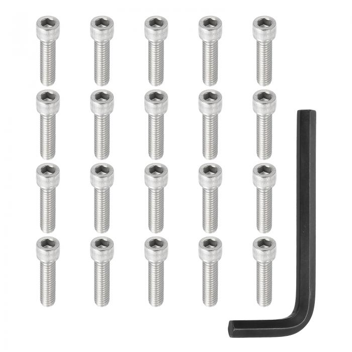 PATIKIL 1-1/4インチ-18 x 1-1/4インチ ソケットヘッドボルト、10個304ステンレス鋼六角ソケットボルト..