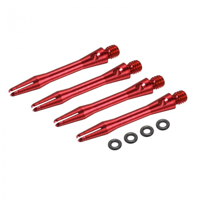 PATIKIL アルミニウムダーツシャフト35mm、4個入り2BAスレッドダーツステム交換用アクセサリー、スチー..
