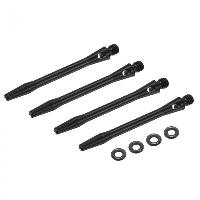 PATIKIL アルミニウムダーツシャフト48mm、4個入り2BAスレッドダーツステム交換用アクセサリー、スチー..