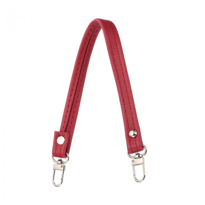 PATIKIL レザーパースハンドルストラップ 13インチ レザーパースストラップ 交換用 DIY 女性用クラッチ..