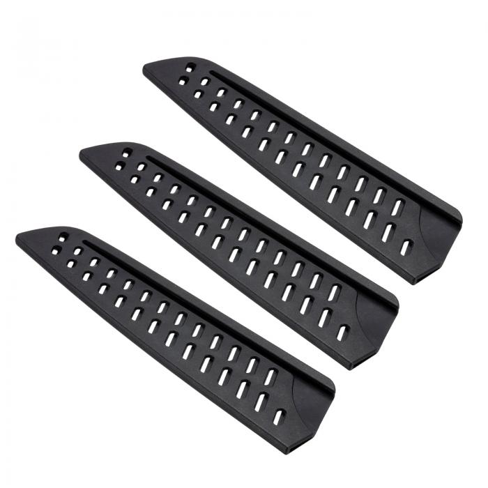 PATIKIL 7インチ サントクナイフ用PPセーフティナイフカバースリーブ 3個入りナイフエッジガードブレードプロテクターユニバーサルナイフシースポータブルキッチン用 黒