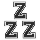 PATIKIL アイロン文字パッチ3パックシェニール文字パッチジーンズ衣類バッグ帽子シャツクラフト修理用刺繍パッチ黒アルファベットZ