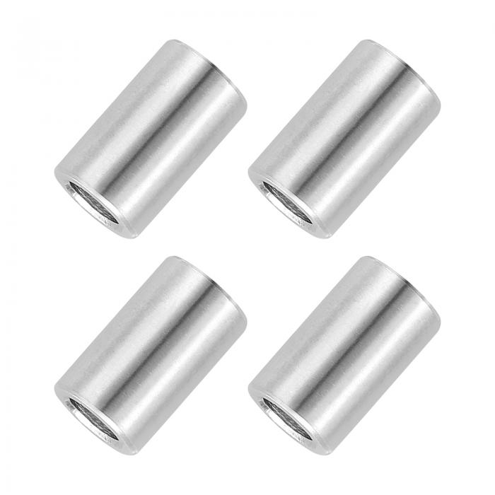 PATIKIL 4個 ステンレススペーサー 8mm 内径×12mm 外径×16mm 高さ304ステンレススチールブッシングネジ..