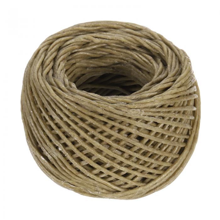 PATIKIL 98フィート 蜜蝋キャンドル芯 80mm キャンドル芯。天然蜜蝋でしっかりとコーティングされてお..