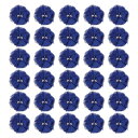 PATIKIL 2インチのシフォンフラワー、30個のラインストーンパール付き縫い付け布製フラワーアートアップリケ、衣類、ウェディングDIYクラフトヘッドバンドデ...