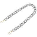 PATIKIL バッグ持ち手 アクリルバッグストラップ 60cm チェーンパース 取っ手 交換用 チェーン ハンドルストラップ DIYクラフト ショルダー 単品...