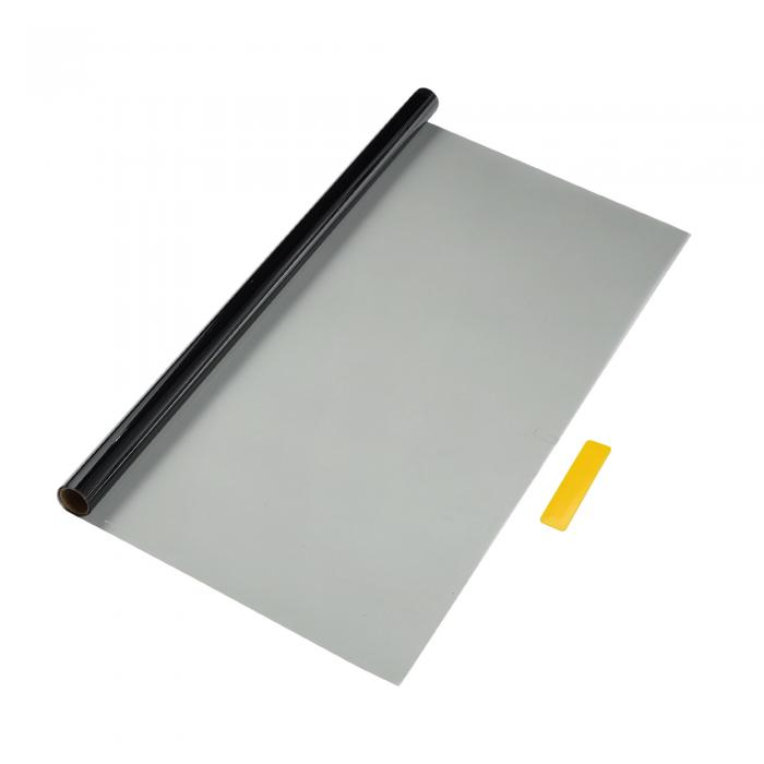 INFINAUTO カーボン1 PLYカーウィンドウティントフィルムVLT 46％IRR 25％UVR 47％ライトブラック25Ft ..