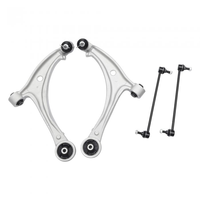 Motoforti Hondaに対応オデッセイ2005-2010用のフロントロアコントロールアーム 4個 フロントスタビラ..