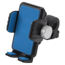 Motoforti オートバイ用フォンマウントホルダー ハンドルバーマウント用 4.7"-7.2" / 119.38-182.88mm スマートフォン対応 ブルー