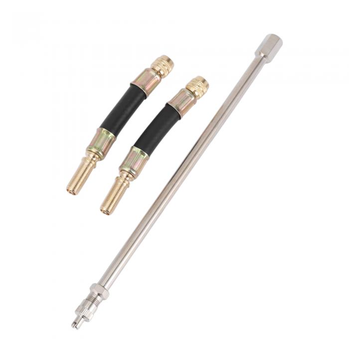 REPAIROCK 1セット 180度の銅製タイヤバルブ延長子 車両用モーターサイクルRVトラックバイク用の柔軟な..