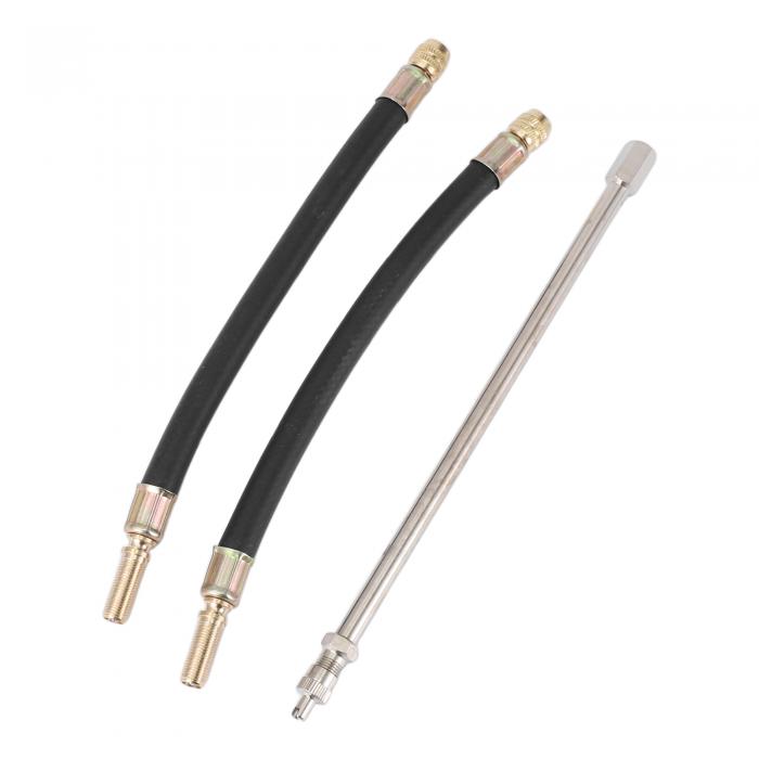 REPAIROCK 1セット180度の銅製タイヤバルブ延長子 210mmの柔軟なタイヤバルブステム延長子 車両用 オー..