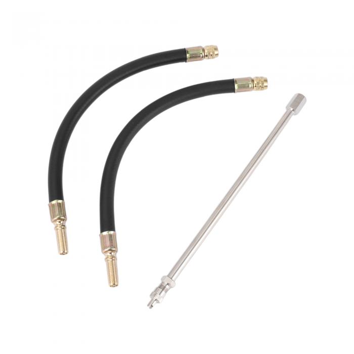 REPAIROCK 1セット180度の銅製タイヤバルブ延長子 車両用モーターサイクルRVトラックバイク用の柔軟な2..