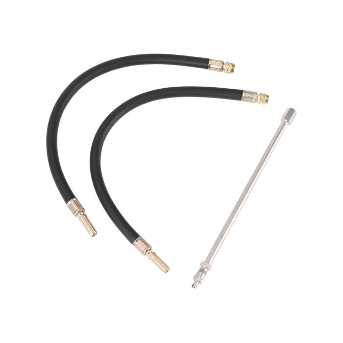 REPAIROCK 1セット 180度の銅製タイヤバルブ延長子 車両用 モーターサイクル RV トラックバイク用 柔軟..