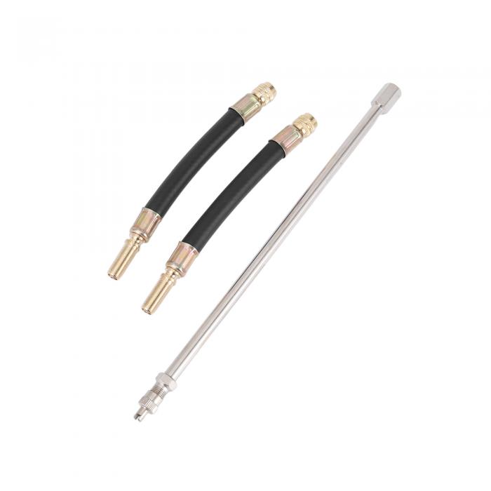 REPAIROCK 1セット 180度の銅製タイヤバルブ延長子 車両用モーターサイクルRVトラックバイク用の柔軟な..