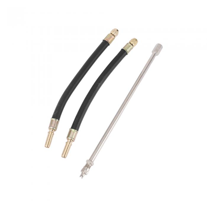 REPAIROCK 1セット 180度の銅製タイヤバルブ延長子 車両用モーターサイクルRVトラックバイク用の柔軟な..