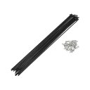 HEROFFIX 20セット13G自転車スポーク245mm自転車ホイールスポーク304ステンレススチールブラック