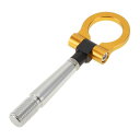 Hihaha 三菱に対応 ランサー エクリプス用 2007-2012年 車用トウバー フロントリアトウフック 23.6mm アルミニウム合金 140.8mm ゴ...