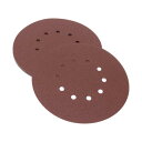 Hihaha サンドペーパーフック&ループ研磨シート225x225mm 赤 10枚 120番目の研削と研磨自動車製造および修理木工作品