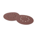 Hihaha サンドペーパーフック&ループ研磨シート225x225mm 赤 10枚 180番目の効率的な研磨と研磨自動車製造および修理木工製品