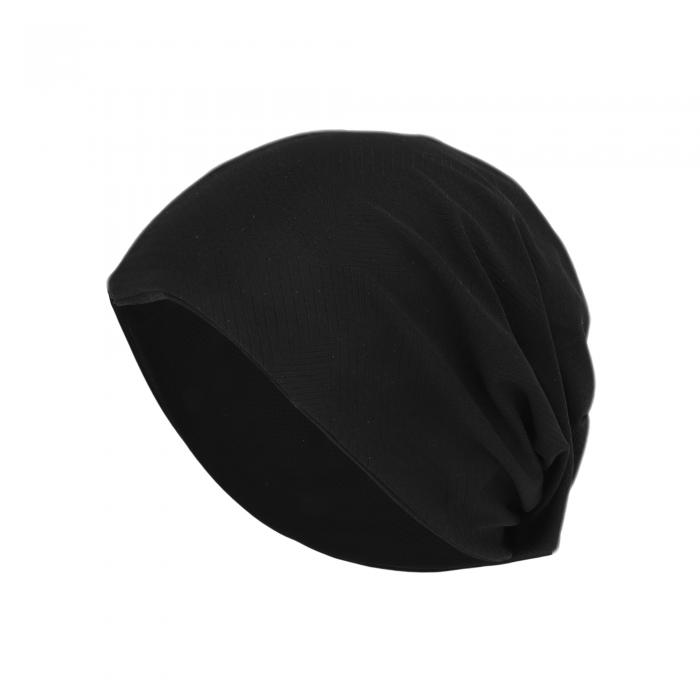 Motoforti サイクリング帽子 冷却と日焼け防止 通気性のあるハードハットライナー ストライプ三角形 ナイロンジャカード生地 アイスシルクメッシュ生地 ブラック 26x27cm 1個