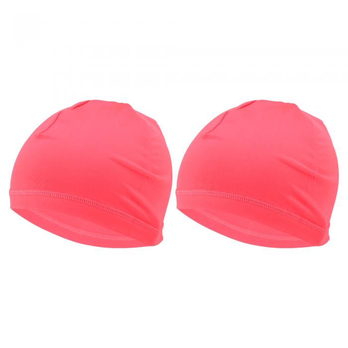 TUCKBOLD サイクリング用帽子 吸汗 通気性 ハードハットライナー ミ-ルクシルク生地 ピンク 24x17cm 2個