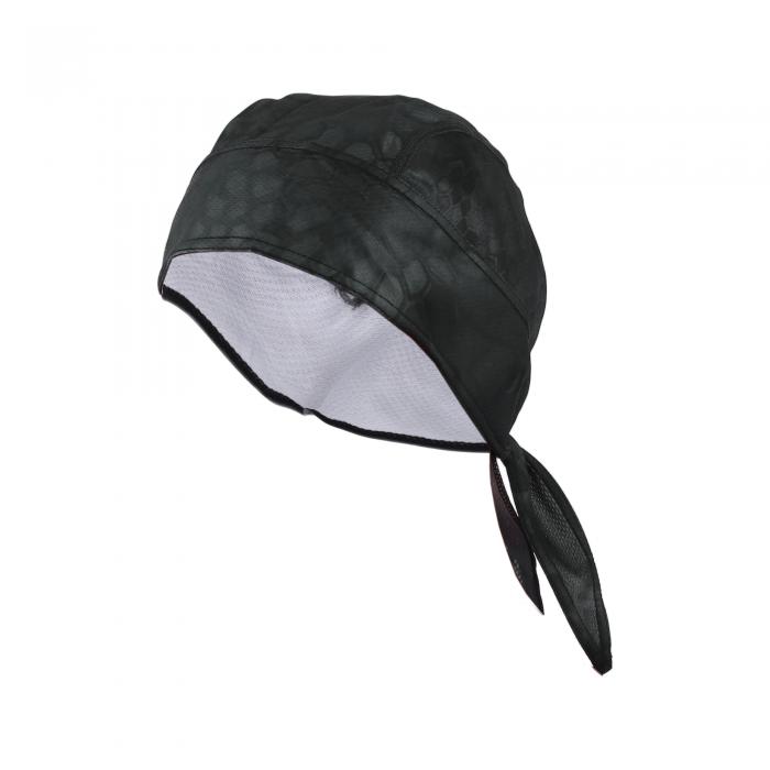 Hihaha サイクリング用 帽子発汗吸収通 気性ハードハットライナーバイクシルクメッシュ生地ネイビー27x34cm 1枚