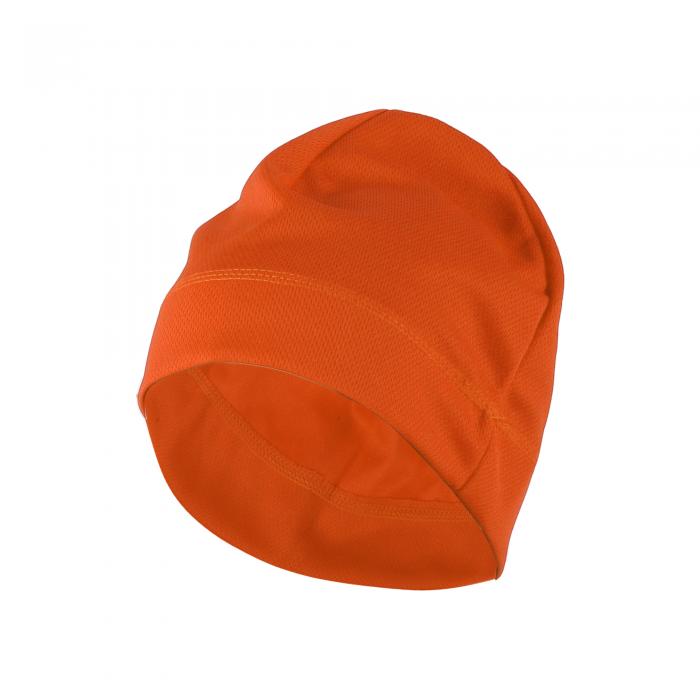 Motoforti サイクリング用帽子 汗を吸収 通気性のあるハードハットライナー バイクシルクメッシュ生地 オレンジレッド 25x18cm 1個
