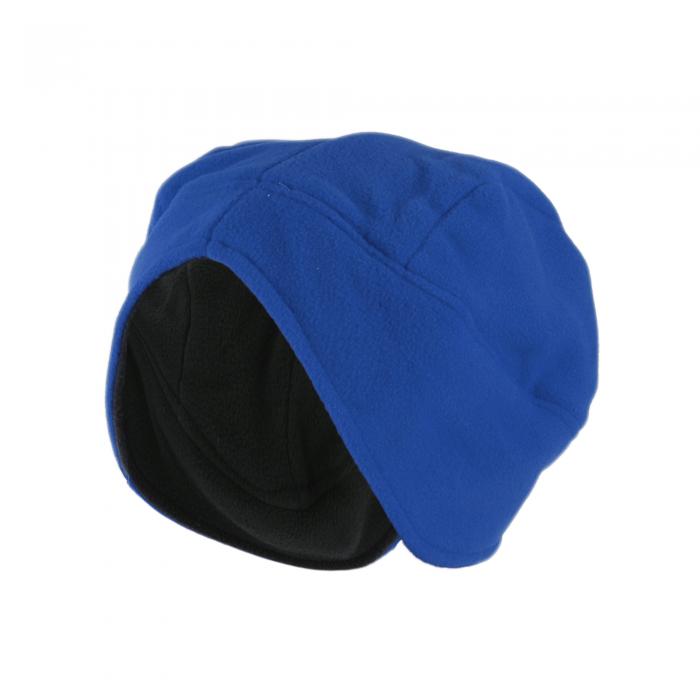 Hihaha サイクリング帽子 ウォームイヤープロテクション ハードハットライナー ポーラーフリース生地 ブルー 32x17cm 1個