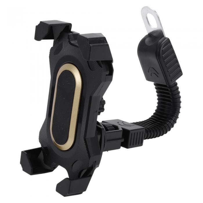 Motoforti オートバイ用携帯電話マウントホルダー ABSメタルモーターバイクセルフォンマウントホルダー..