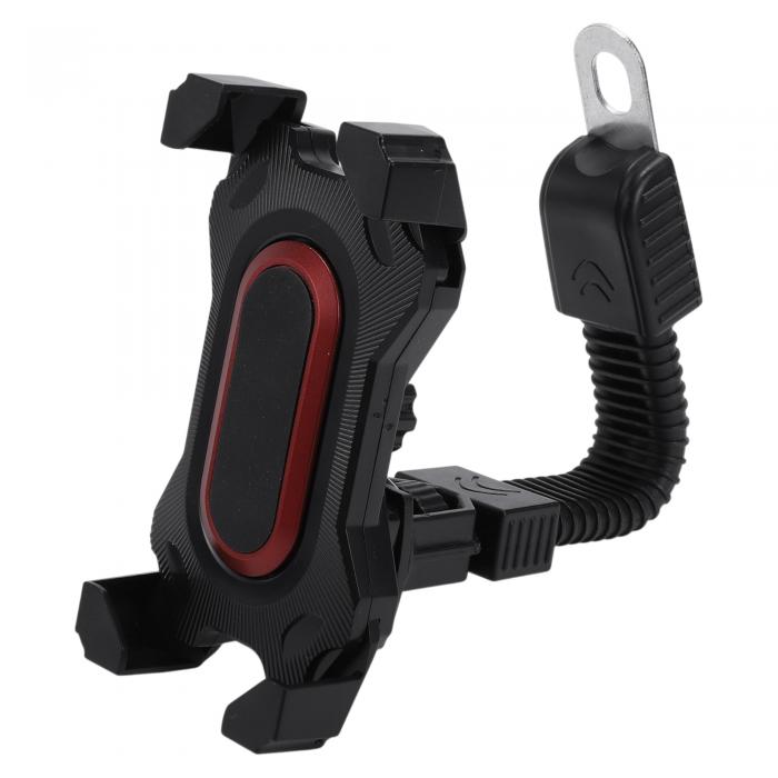 Motoforti オートバイ用携帯電話マウントホルダー ABSメタルモーターバイク用セルフォンマウントホルダ..