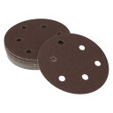 Hihaha サンドペーパーフック&ループサンディングシート125x125mm 赤 80番目のラウンド効率的な研削および研磨自動車製造および修理木工作品