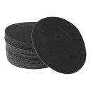 HEROFFIX サンドペーパーフック&ループサンディングシート125x125mmブラック180グリットラウンド効率的な研磨および研磨自動車製造および修理木工作業