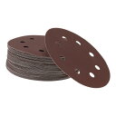 Motoforti サンドペーパーフック&ループ研磨シート180x180mm 赤 1500番目のグリット ラウンド効率的な研削および研磨 自動車製造および修理 木工作品