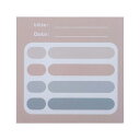 GLIDESMOOTH 付箋 メモ帳 メモ用紙 シール 便利シール 文房具 可愛い 強粘着 多機能 しおり 勉強 仕事 オフィス用 1冊50枚 ピンク 多色