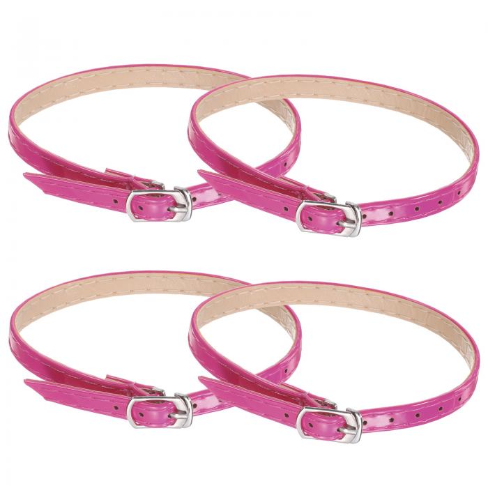 uxcell 4個 ハイヒールシューストラップ 取り外し可能な足首シューレースストラップ 女性用 ルーズなハ..