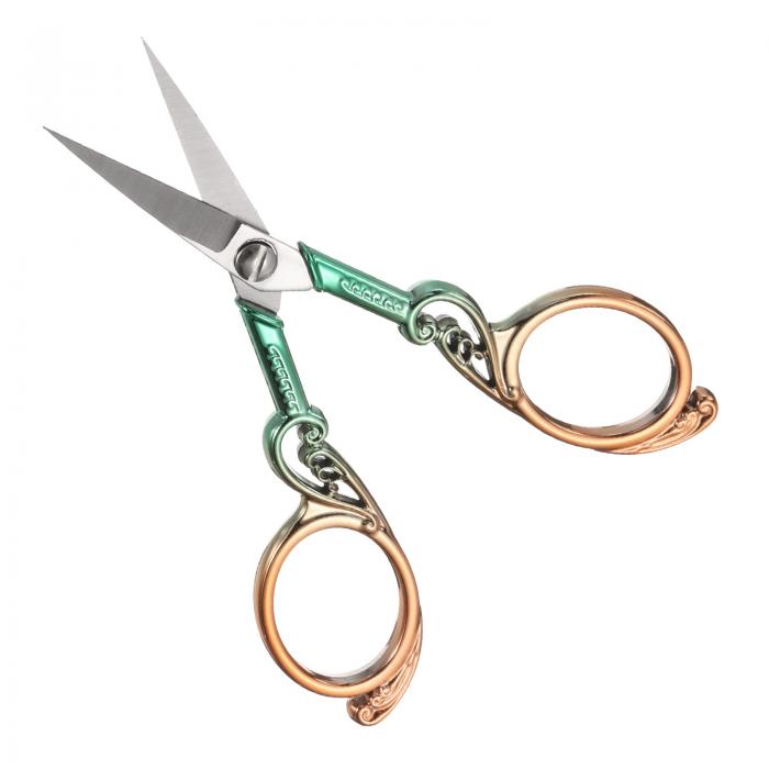 uxcell ミシン用はさみ ステンレス製テーラーはさみ 耐久性 刺繍 手芸 クラフト 日常使用 アートワーク..