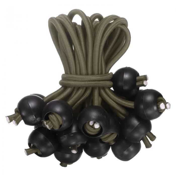 uxcell 4" ボールバンジーコード 30個セット ボール付きバンジーコード タープタイダウン テント キャ..