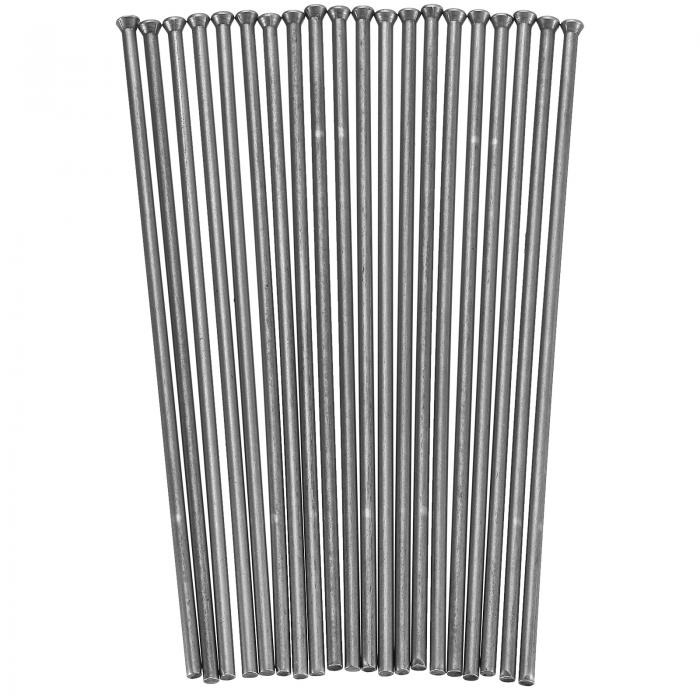 uxcell 50本 デスケーリングニードル 4mm x 7" マンガンスチール交換用ニードル ニードルスケーラー エ..