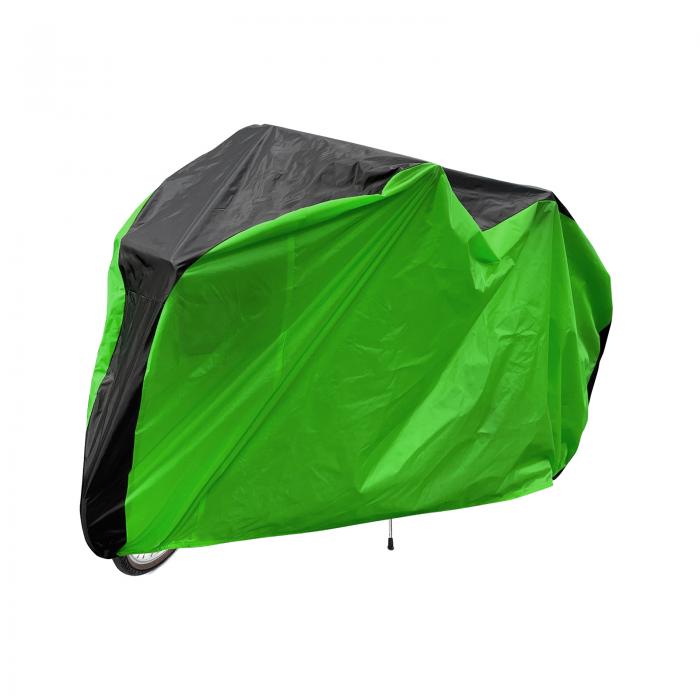 uxcell バイクカバー 防水 屋外用 71" ポリエステル 防塵 雨 風 雪 自転車カバー ロックホール付き 風..