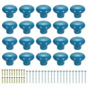 uxcell 20個のセラミックキャビネットノブ 32mm/1.26