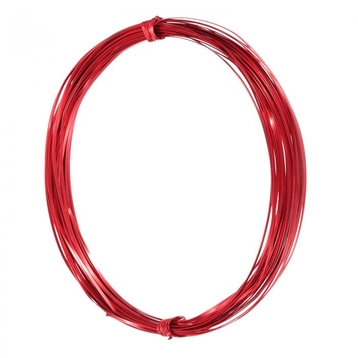 uxcell 1mmアルミクラフトフラットワイヤー 33フィート0.3 mm厚さ 曲げ可能な金属フローラル宝石ビーデ..